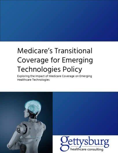 cover of white paper Leveraging Medicare’s Transitional Coverage for Emerging Technologies